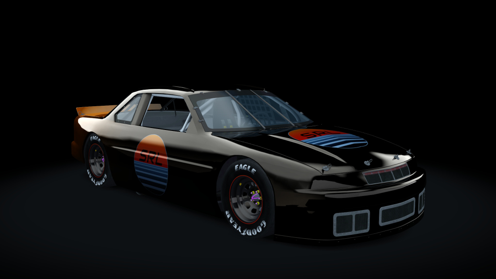 NASCAR 1990 AFX Ver., skin SRL_OrangeDarkMode