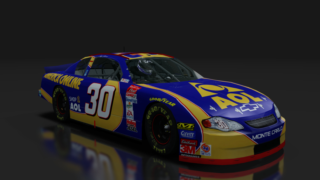 2000 NASCAR Monte Carlo v1.5, skin 30_America_Online