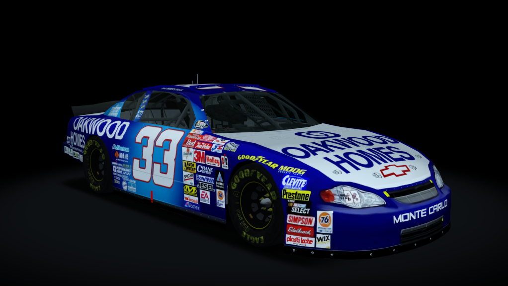 2000 NASCAR Monte Carlo v1.5, skin 33_2000_oakwood