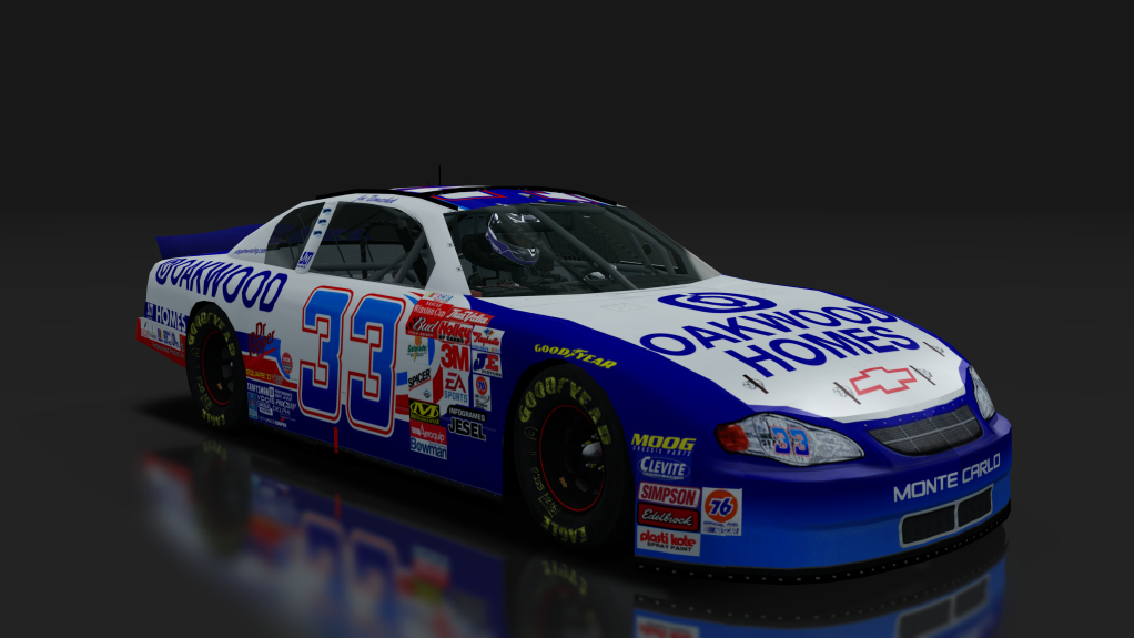 2000 NASCAR Monte Carlo v1.5, skin 33_Oakwood