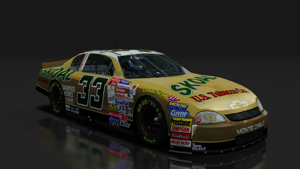 2000 NASCAR Monte Carlo v1.5, skin 33_Skoal_Gold