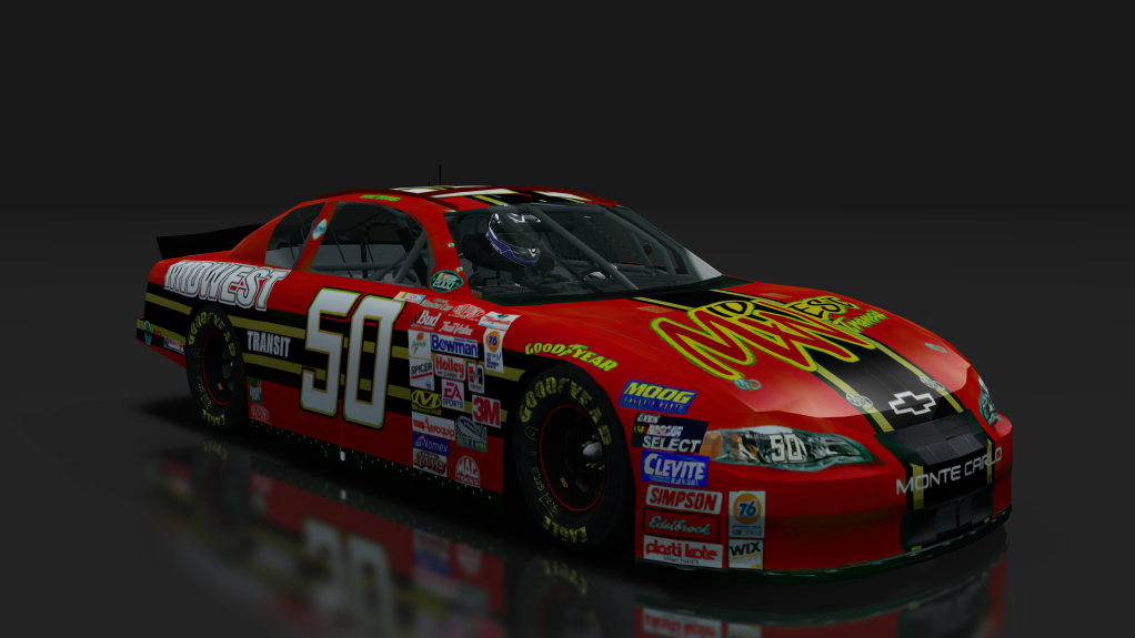 2000 NASCAR Monte Carlo v1.5, skin 50_Midwest_Red