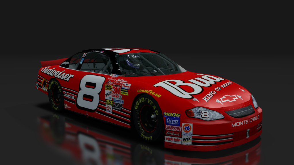 2000 NASCAR Monte Carlo v1.5, skin 8_Budweiser
