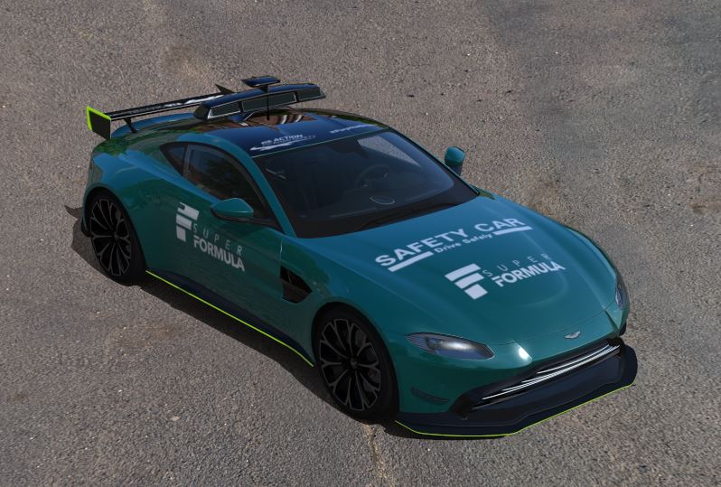 Aston Martin Vantage safety car 2021, skin SF