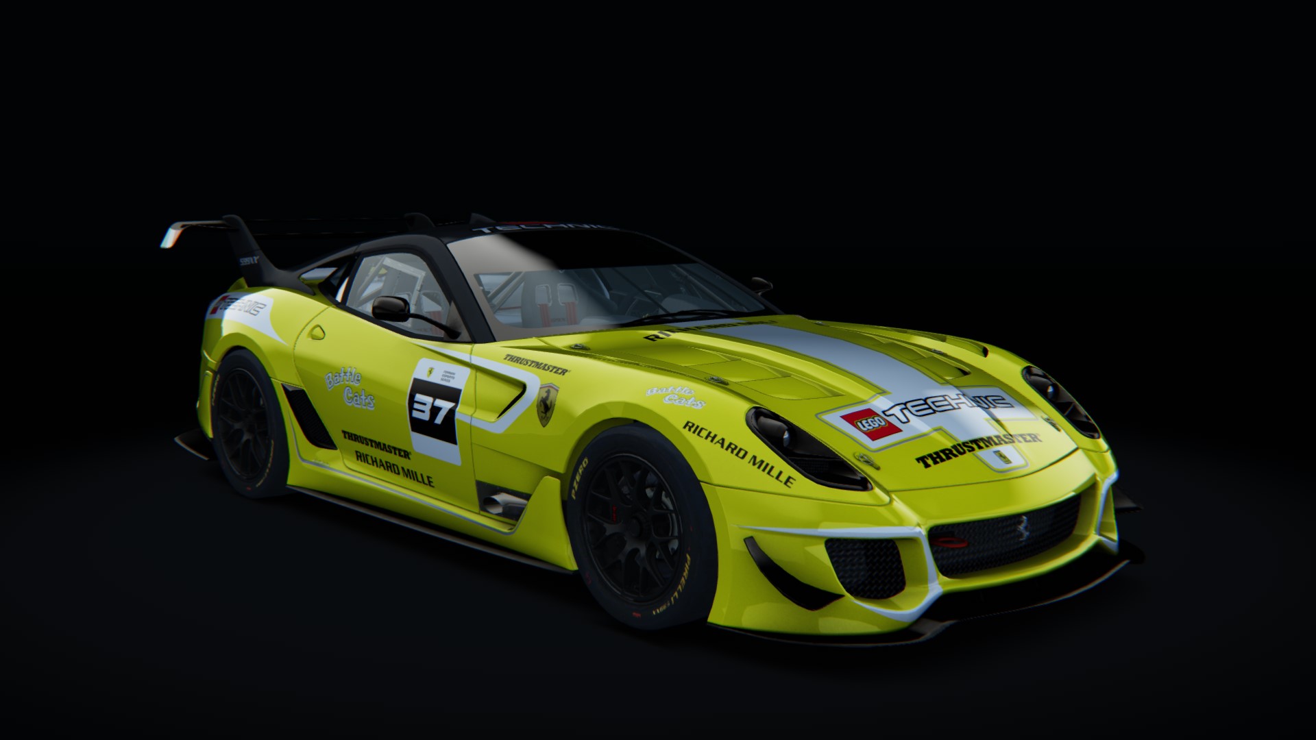 Ferrari 599XX EVO, skin fes_2021_37_yellow