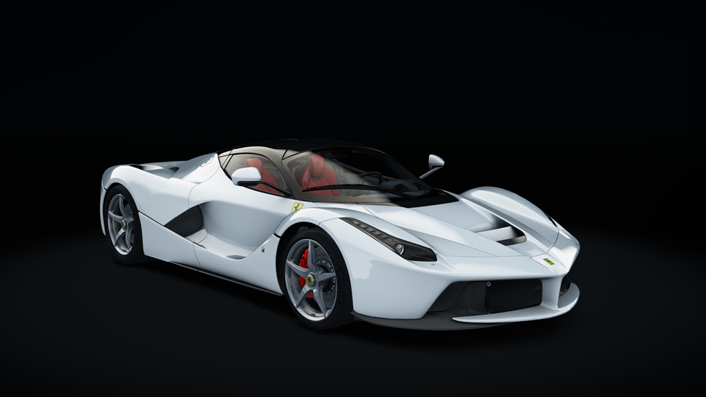 Ferrari LaFerrari, skin 06_bianco_avus