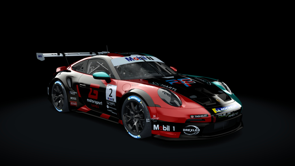 Porsche 911 GT3 Cup 992, skin 2 - HUBERT RACING
