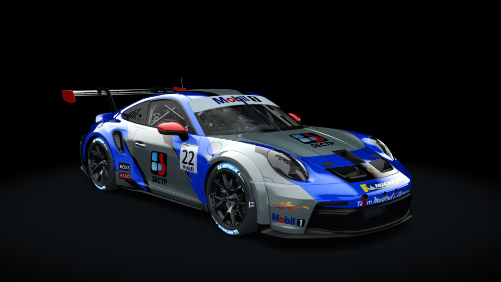 Porsche 911 GT3 Cup 992, skin 22 - MARTINET BY ALMERAS