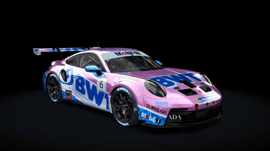 Porsche 911 GT3 Cup 992, skin 6 - BWT LECHNER RACING