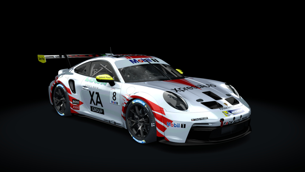 Porsche 911 GT3 Cup 992, skin 8 - FACH AUTO TECH