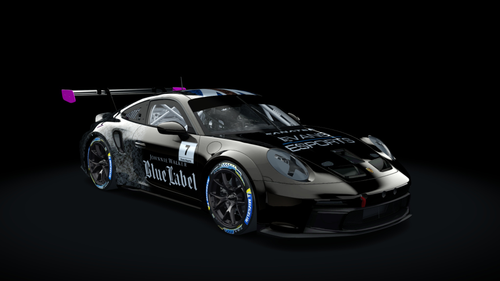 Porsche 911 GT3 Cup 992, skin Evans_Esports_Special_2