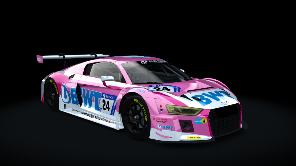 Audi R8 LMS 2016, skin 2018_N24_BWT_24