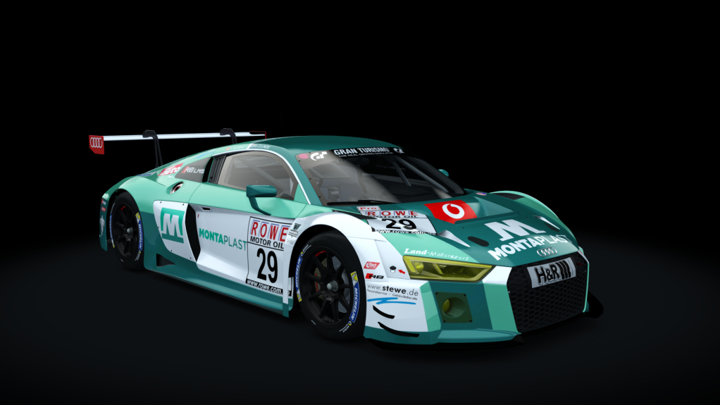 Audi R8 LMS 2016, skin montaplast_by_Land_Motorsport_VLN_6_2018