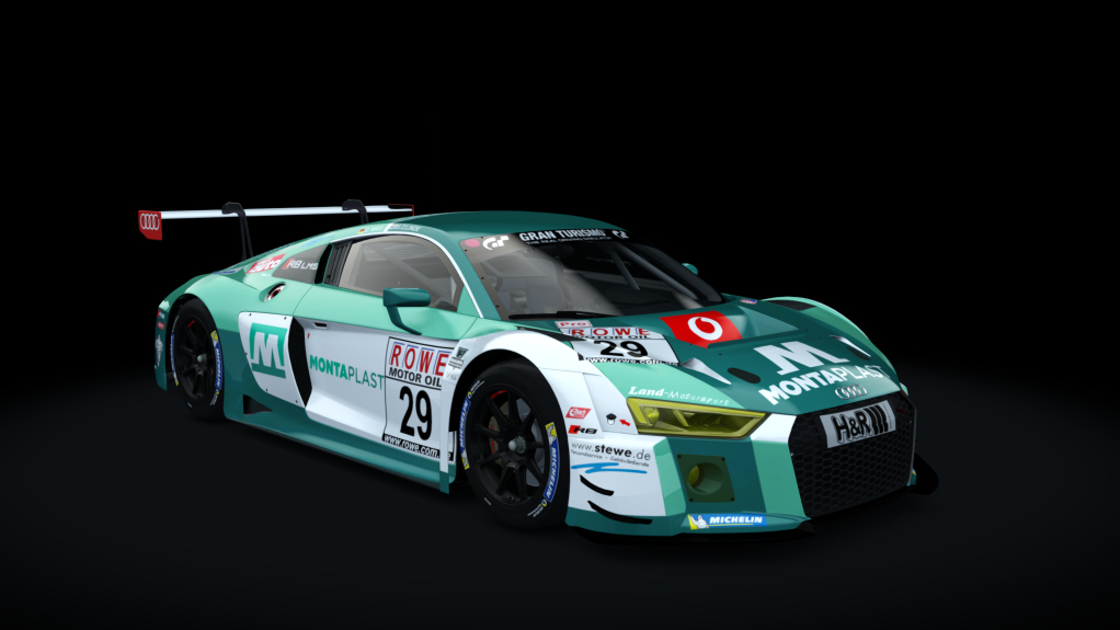 Audi R8 LMS 2016, skin montaplast_by_Land_Motorsport_VLN_8_2018