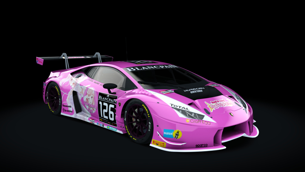 Lamborghini Huracan GT3, skin Itasha_Aya