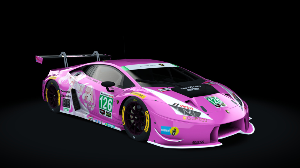 Lamborghini Huracan GT3, skin Itasha_Aya_IMSA