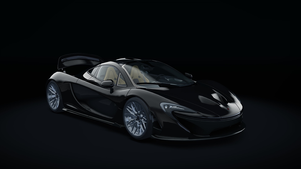 McLaren P1 HC Hyper 1500, skin Black_Fire