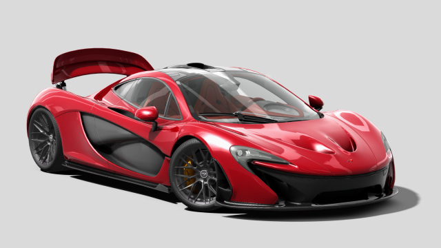 McLaren P1 HC Hyper 1500, skin Red_Mercury