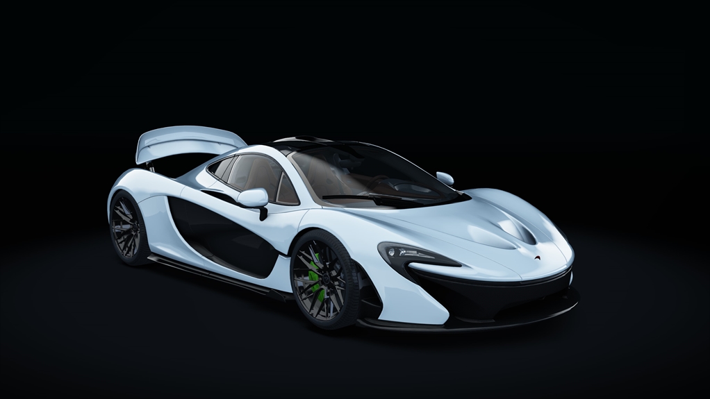 McLaren P1 HC Hyper 1500, skin Silver_Ice