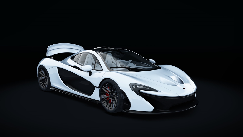 McLaren P1 HC Hyper 1500, skin White_Silca