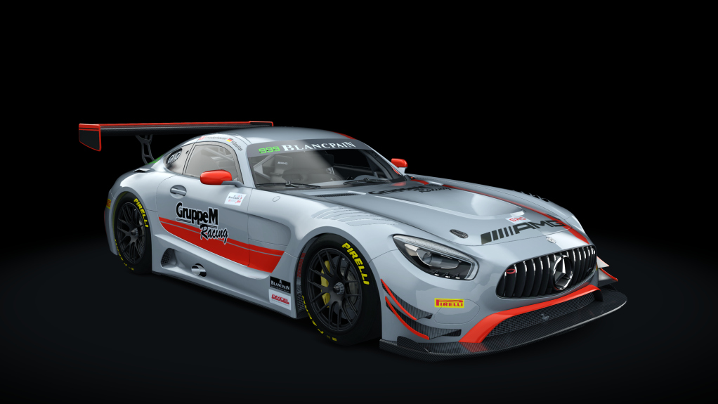 Mercedes-Benz AMG GT3, skin 2018_BAS_GruppeM_999