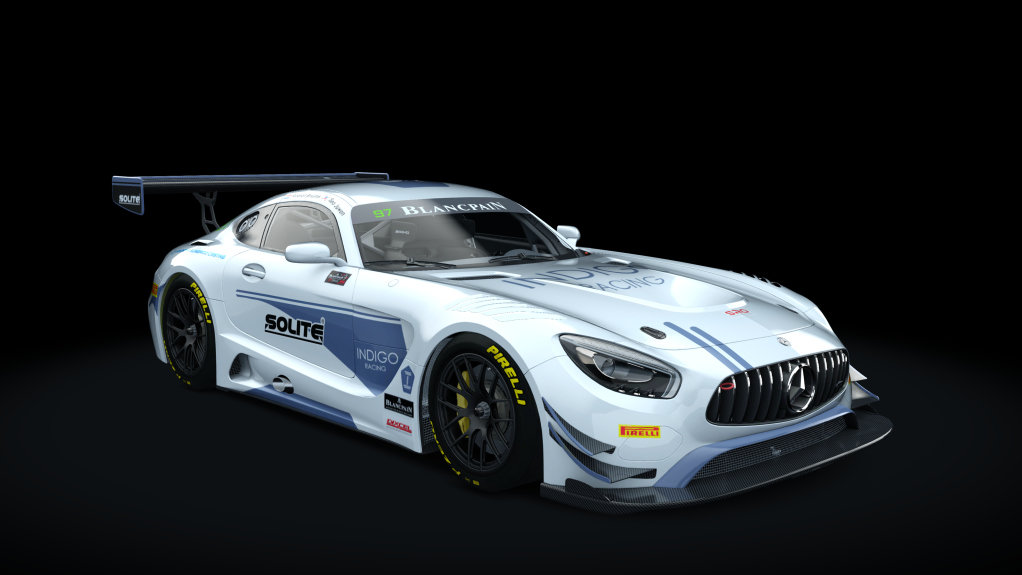 Mercedes-Benz AMG GT3, skin 2018_BAS_Indigo_97