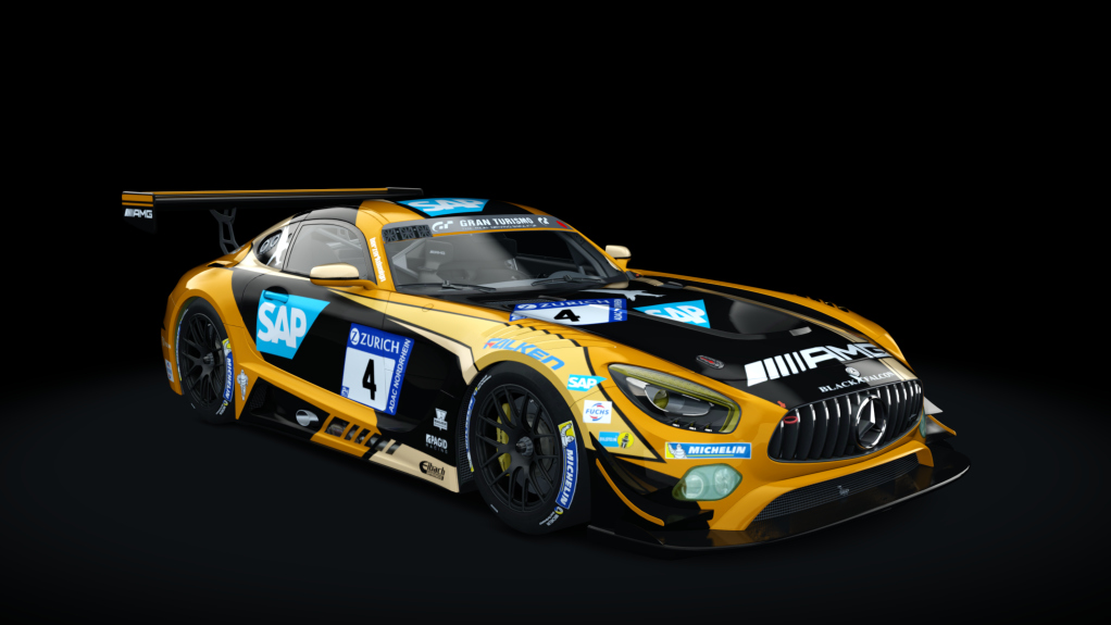 Mercedes-Benz AMG GT3, skin 2018_BF_N24_4