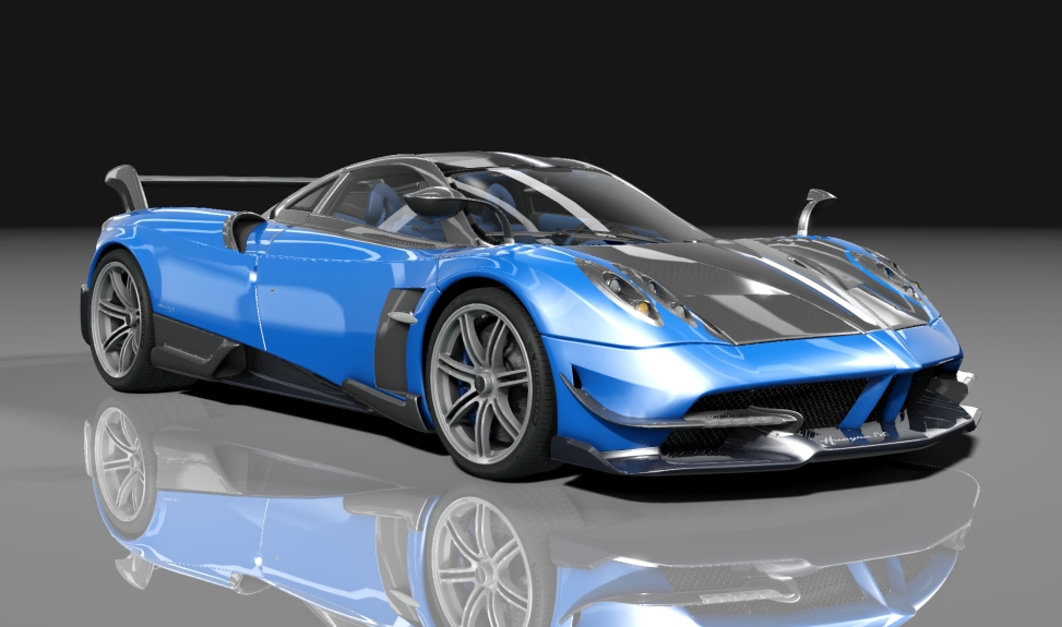 Pagani Huayra BC Horacio, skin blue_carbon