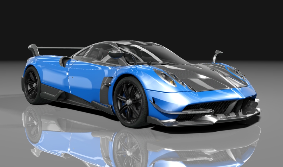 Pagani Huayra BC Horacio, skin blue_carbon_black