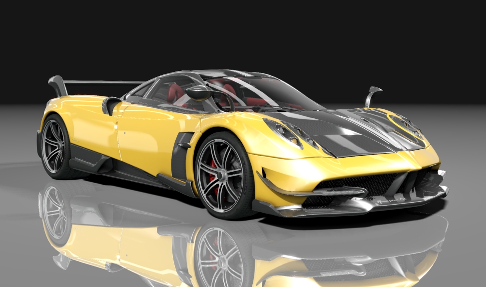 Pagani Huayra BC Horacio, skin yellow