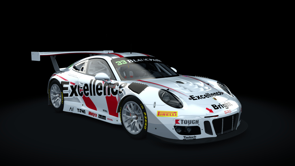 Porsche 911 GT3 R 2016, skin 2018_BAS_Excellence_33