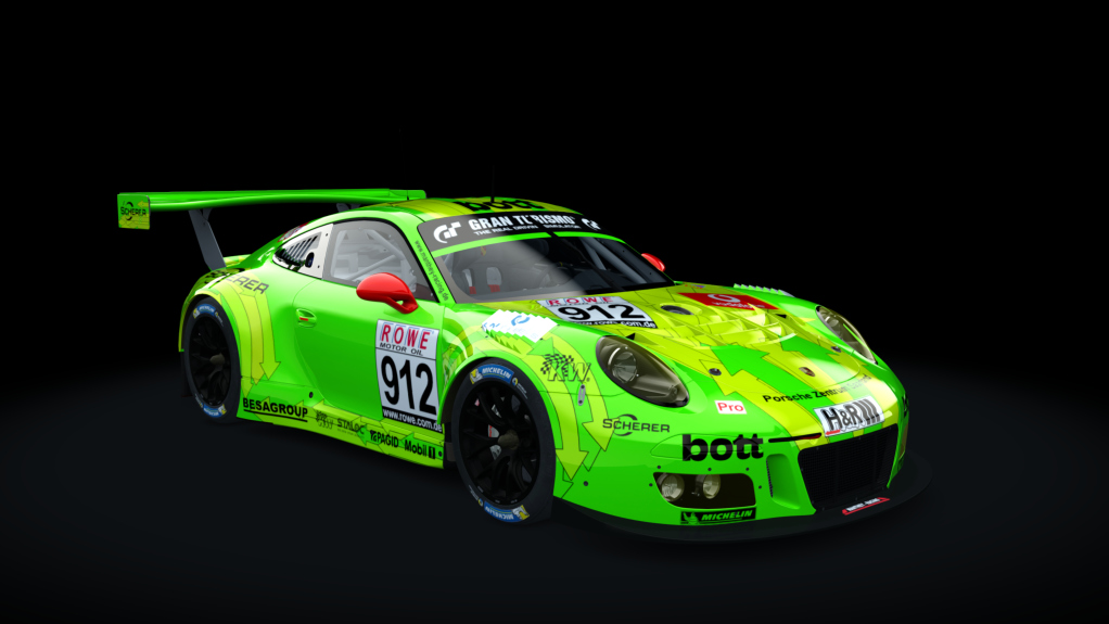 Porsche 911 GT3 R 2016, skin 2018_MR_VLN_912