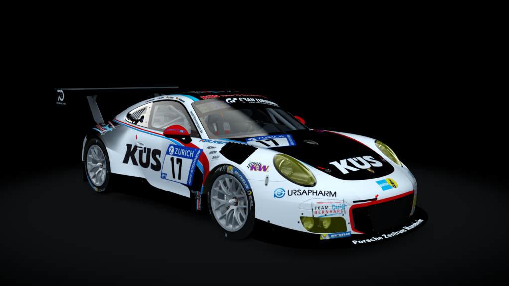 Porsche 911 GT3 R 2016, skin KÜS_Team75_17_N24h_2018