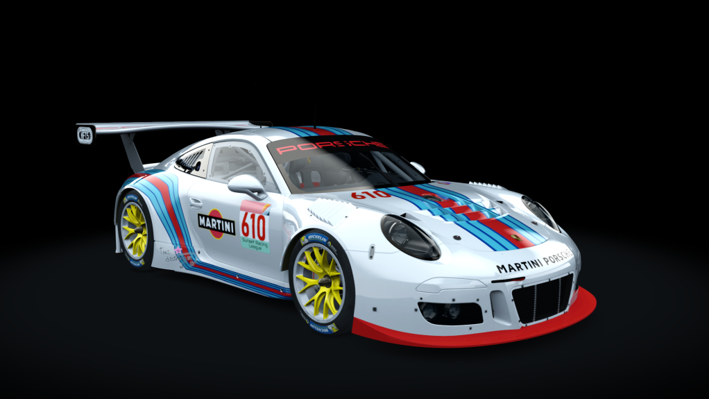 Porsche 911 GT3 R 2016, skin Martini_Porsche