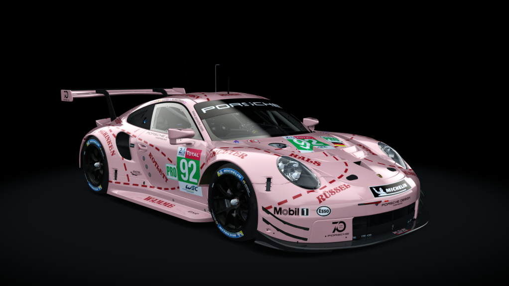 Porsche 911 RSR 2018, skin 2018_24H_Lemans_92