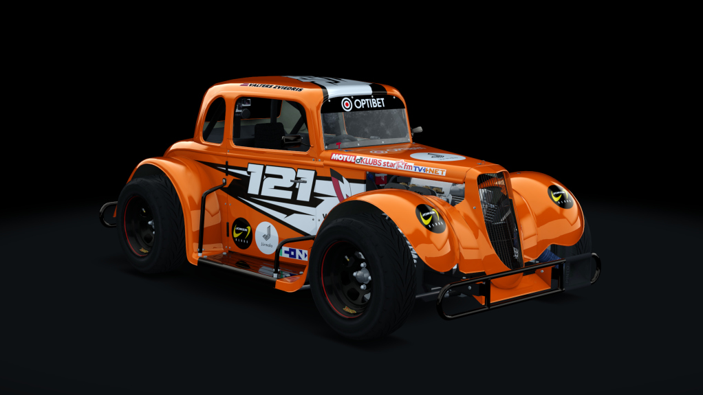 Legends Ford 34 coupe Dirt, skin 121_Zviedris