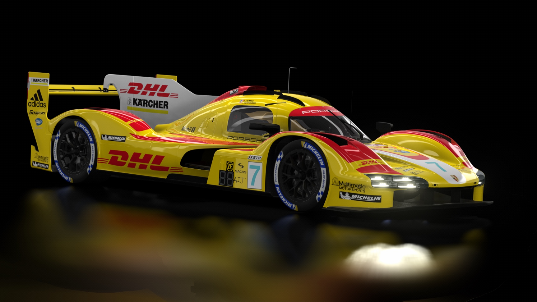 LMH - Porsche 963 2023, skin 07 Penske RS Spyder #7