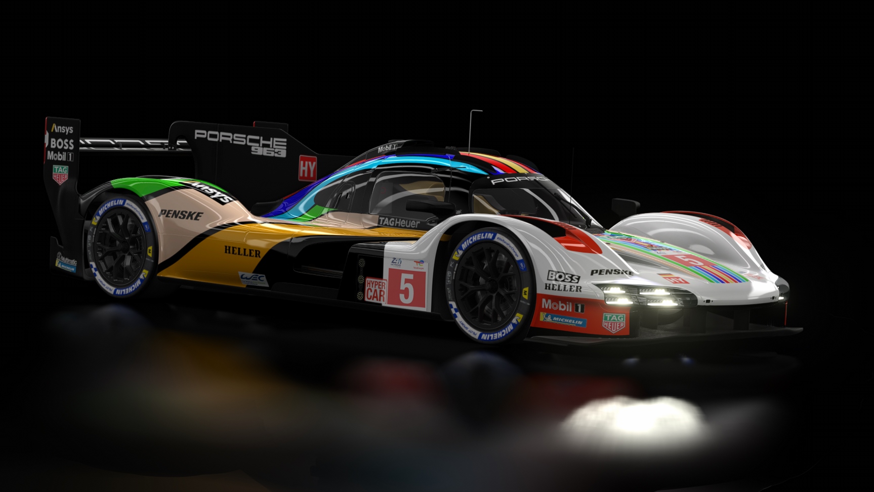 LMH - Porsche 963 2023, skin 2023 Le Mans Porsche #5