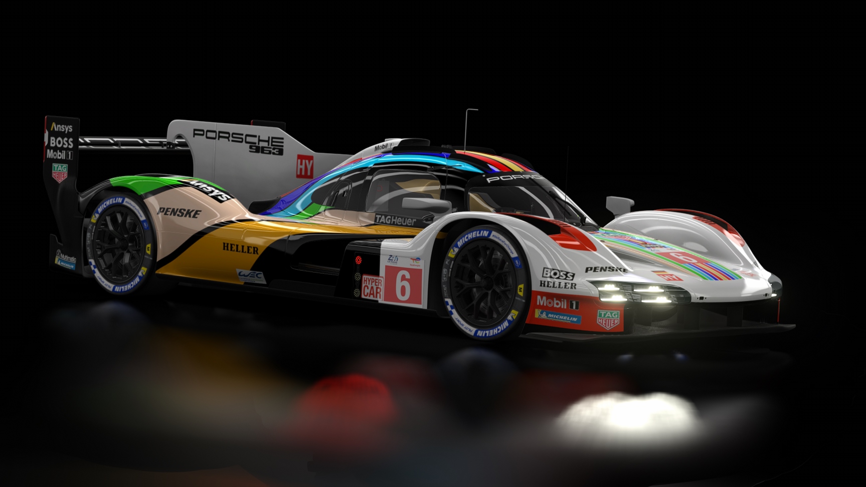 LMH - Porsche 963 2023, skin 2023 Le Mans Porsche #6