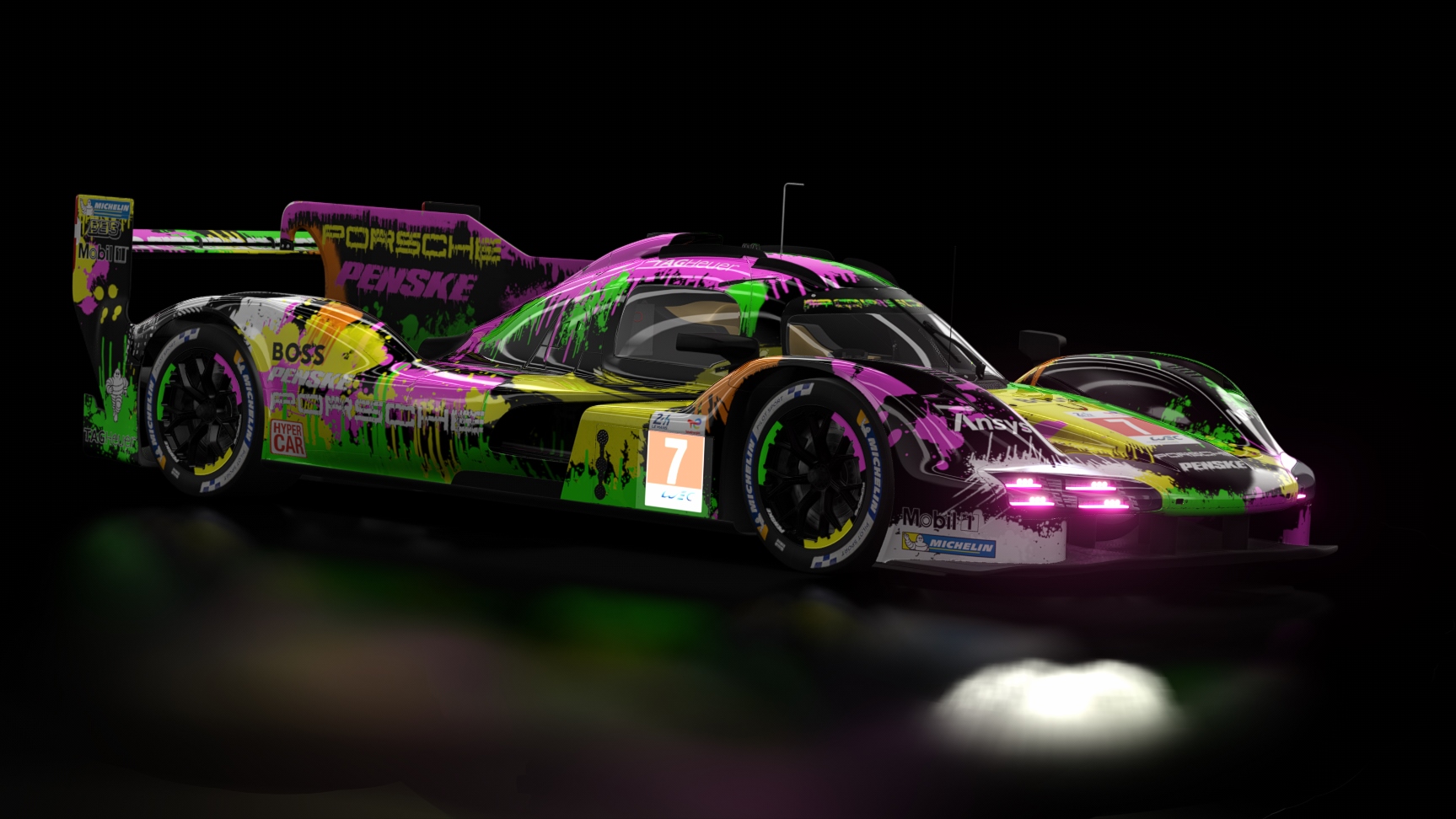 LMH - Porsche 963 2023, skin 2023_#7_LeMans_Porsche_Penske_Motorsport