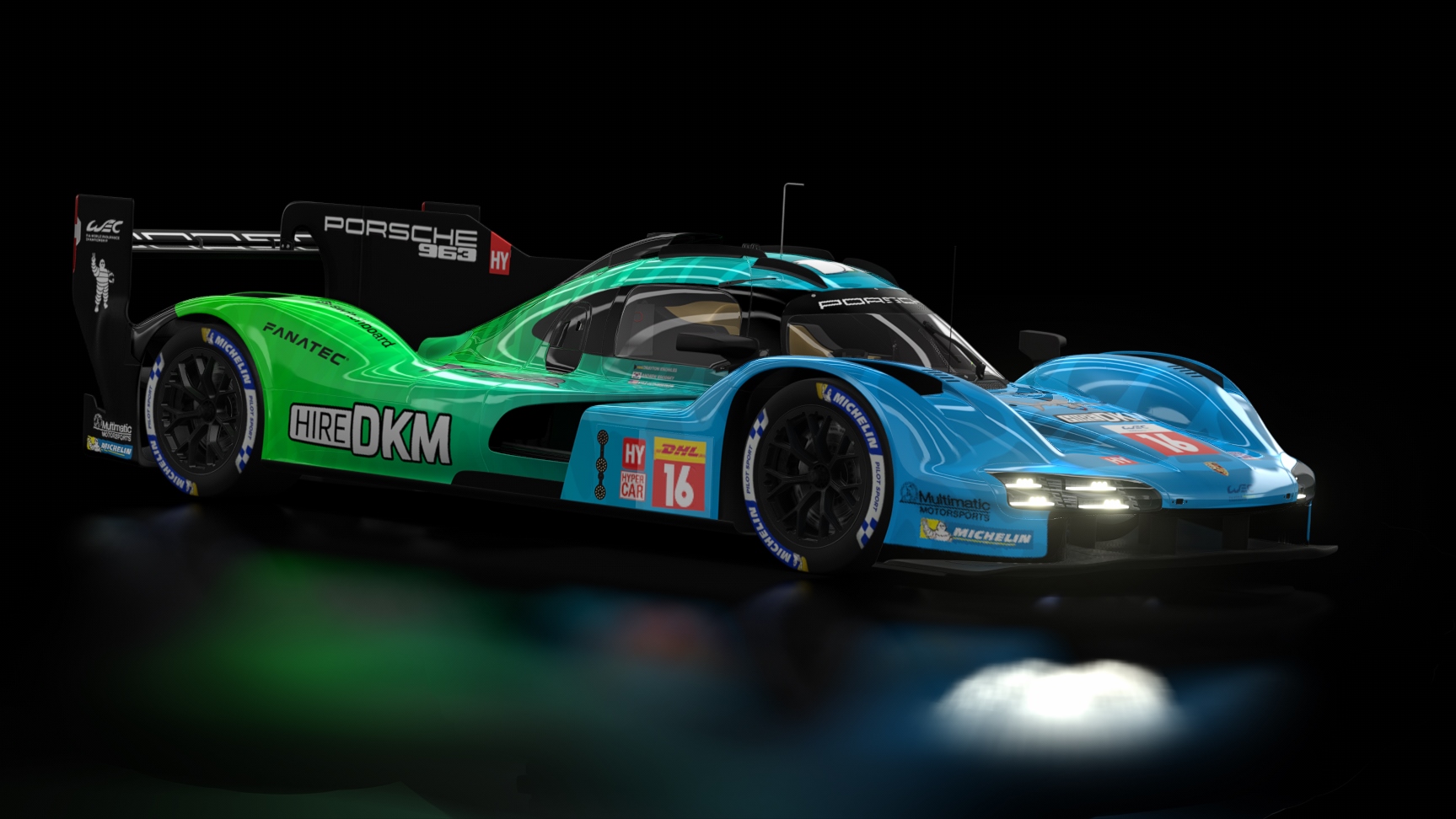 LMH - Porsche 963 2023, skin DKMotorsports #16 WEC