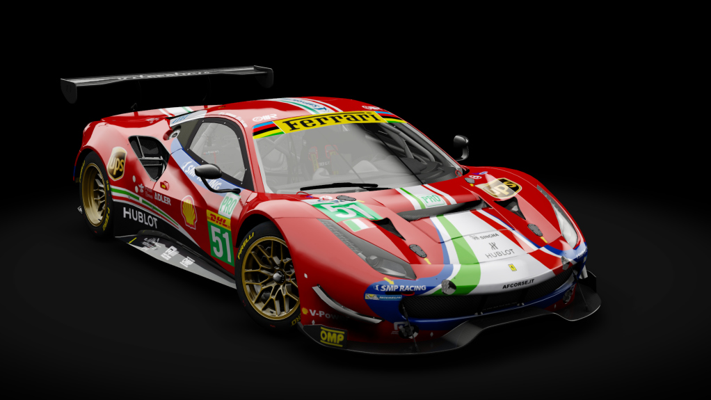 Ferrari 488 GTE, skin 51_AF