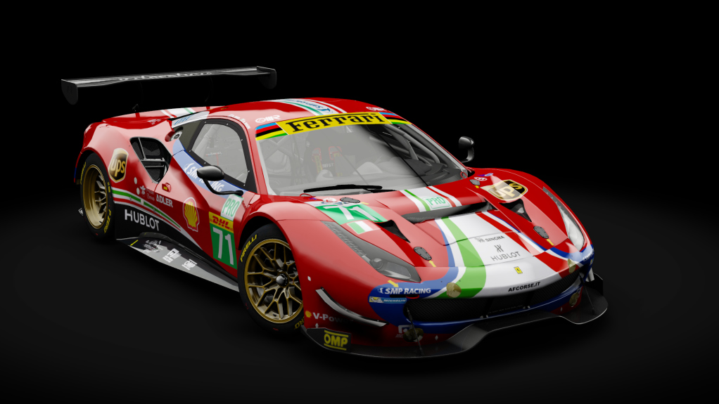 Ferrari 488 GTE, skin 71_AF