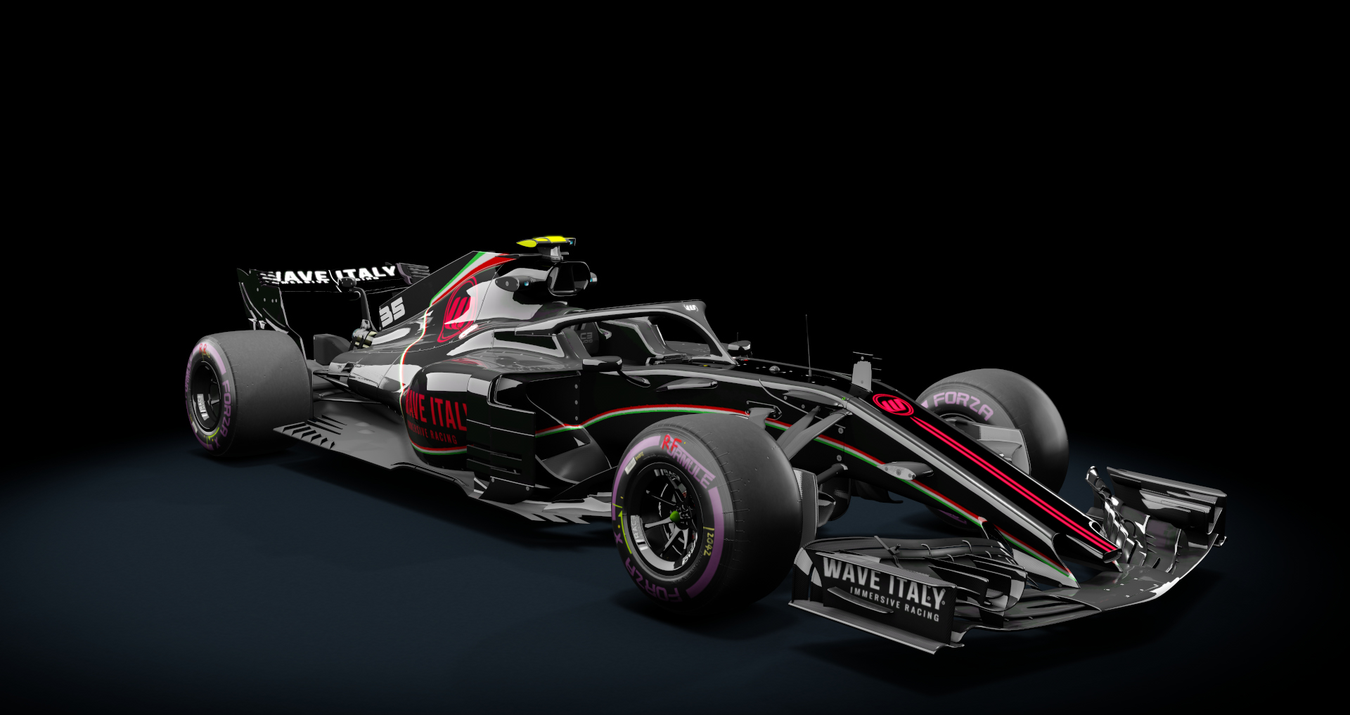 Formula Hybrid 2018, skin 35_wave_italy_black