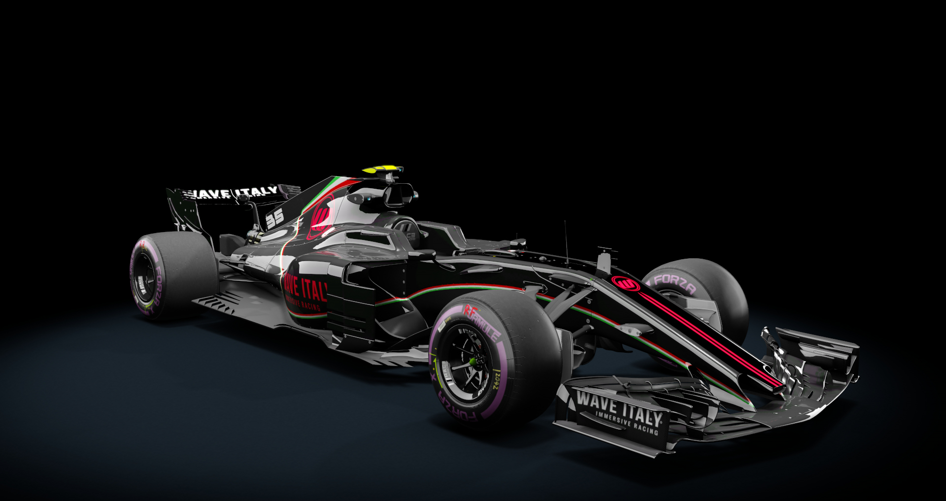 Formula Hybrid 2018 S1, skin 35_wave_italy_black