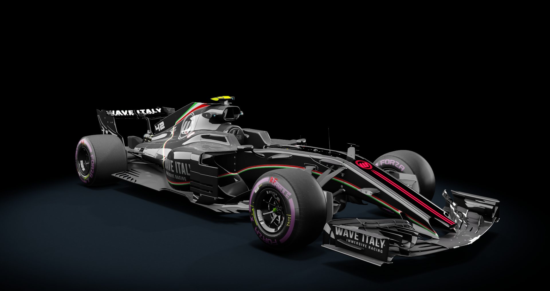 Formula Hybrid 2018 S1, skin 42_wave_italy_carbon