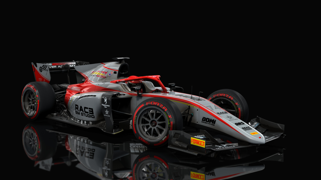 Formula RSS 2 V6 2020, skin 74_RSS_Academy_silver_red