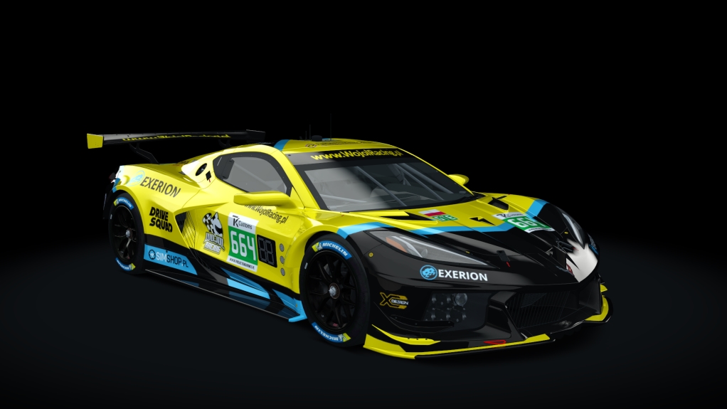 Michigan EGT, skin Wojol Racing #664 GTE S3