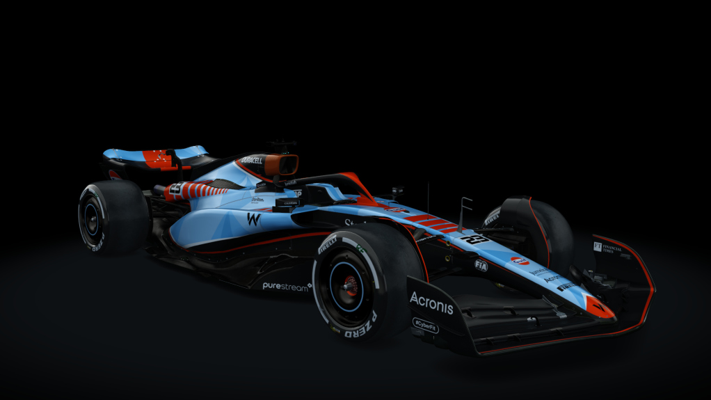 VRC Formula Alpha 2023, skin FW45_Gulf_23_Albon