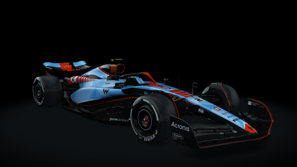 VRC Formula Alpha 2023, skin FW45_Gulf_2_Sargeant